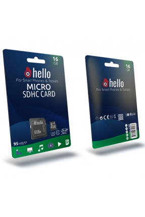 HELLO 16 GB MICRO SD HAFIZA KARTI ( CLASS 10 )