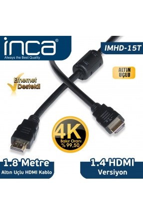 INCA IMHD-15T HDMI KABLO 1,8 METRE