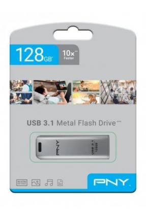 128 GB USB 3.1 PNY ELITE STEEL USB FLASH BELLEK