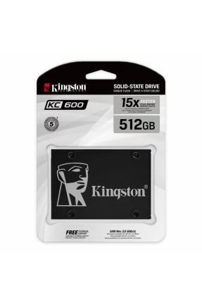512GB KINGSTON KC600 550/520MBs SSD SKC600/512G