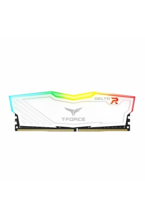 Team T-Force Delta RGB White 8GB (1x8GB) 3200MHz CL16 DDR4 Gaming Ram (TF4D48G3200HC16F01)